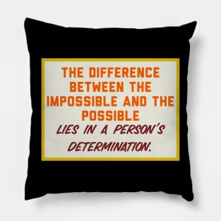 Determination Pillow