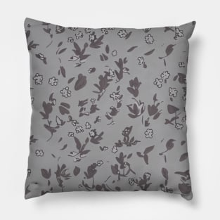 Floral Pattern 90's lofi: Pastel Petal Dreamscape Pillow