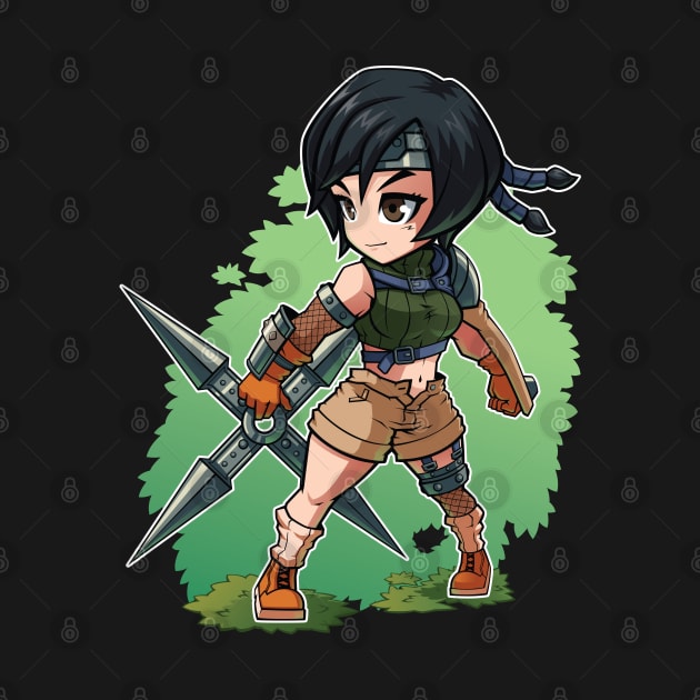 Yuffie Chibi by Xar623