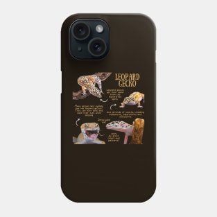 Animal Facts - Leopard Gecko Phone Case