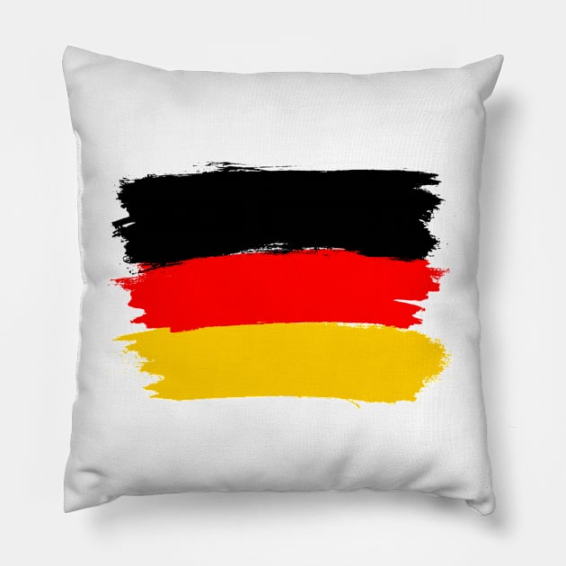Germany Flag Pillow by Islanr