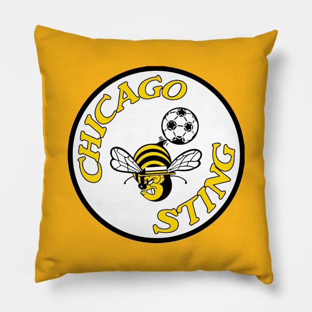 DEFUNCT - Chigago Sting Soccer Pillow by LocalZonly