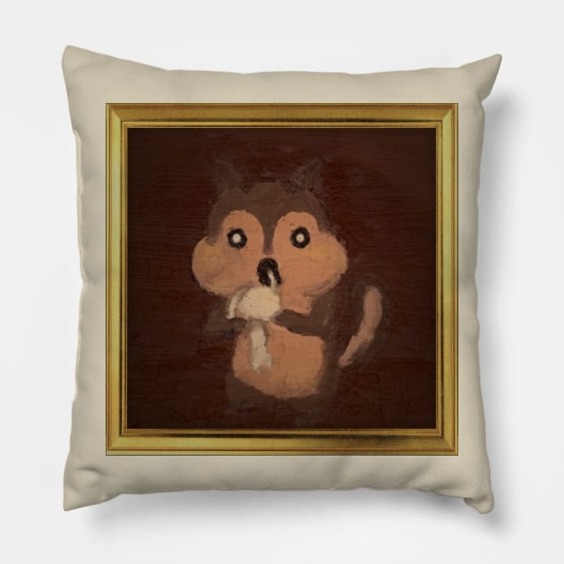 Mouth Painting Pillow by naturalhabitatshorts