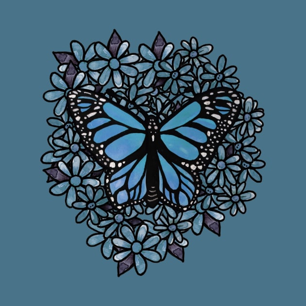 Blue Butterfly by bubbsnugg