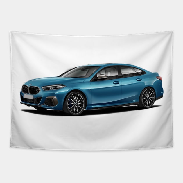 BMW 2 Series Gran Coupe Seaside Blue Metallic Tapestry by Woreth