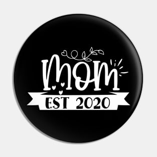 Mom est 2020, Pregnancy Gift, Maternity Gift, Gender Reveal, Mom to Be, Pregnant, Baby Announcement, Pregnancy Announcement Pin