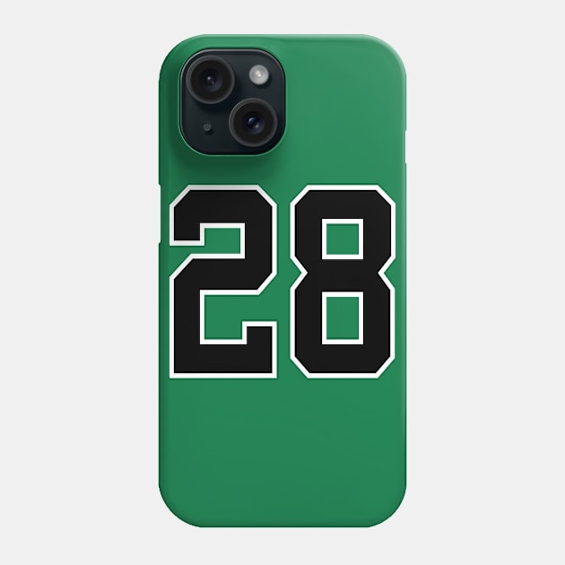 Number 28 Phone Case by colorsplash