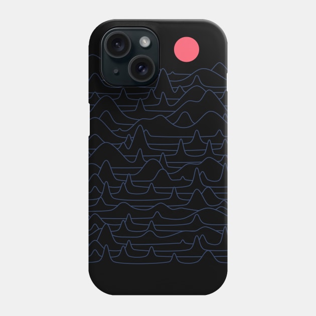 Mountain Line Phone Case by quilimo