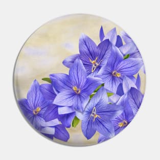 Bellflowers in Blue Pin