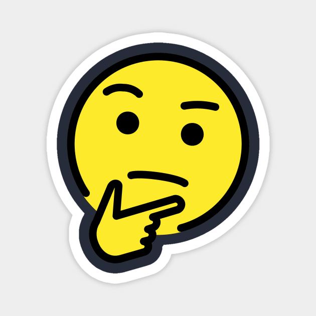 Thinking Emoji Stickers for Sale