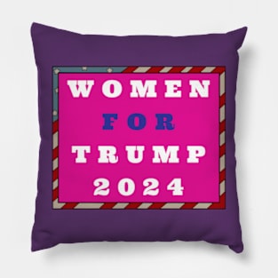 women for  trump. Pillow