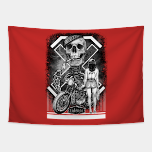 Christian Biker Tapestries Teepublic - red and black biker shirt roblox