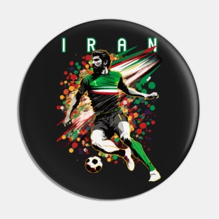 Iran Soccer Quality Design Pin