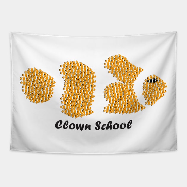 Clown School Tapestry by BravaCentauri