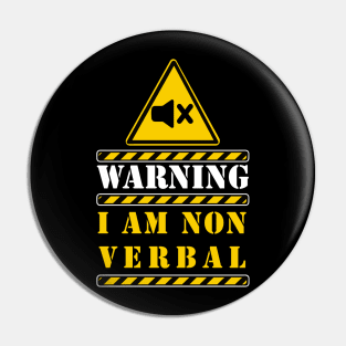 i am non verbal (autistic) Pin