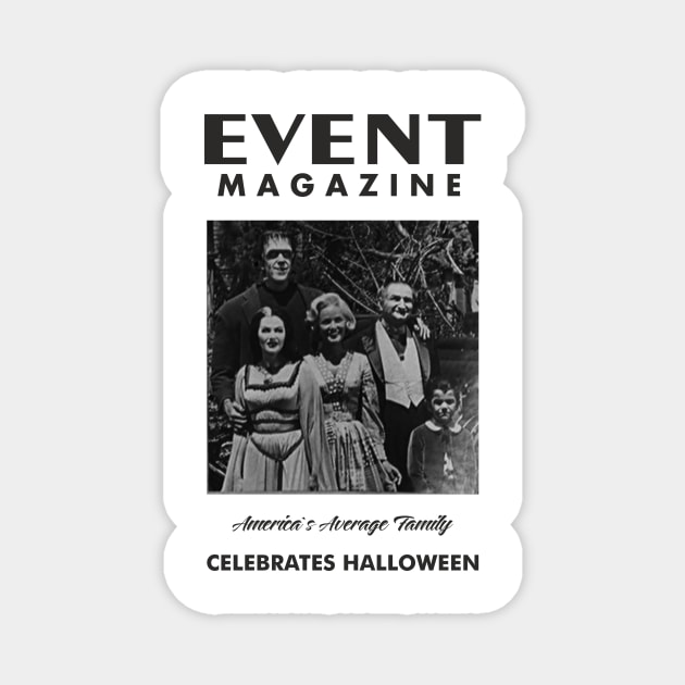 The Munsters Event Magazine Magnet by Charlie_Vermillion