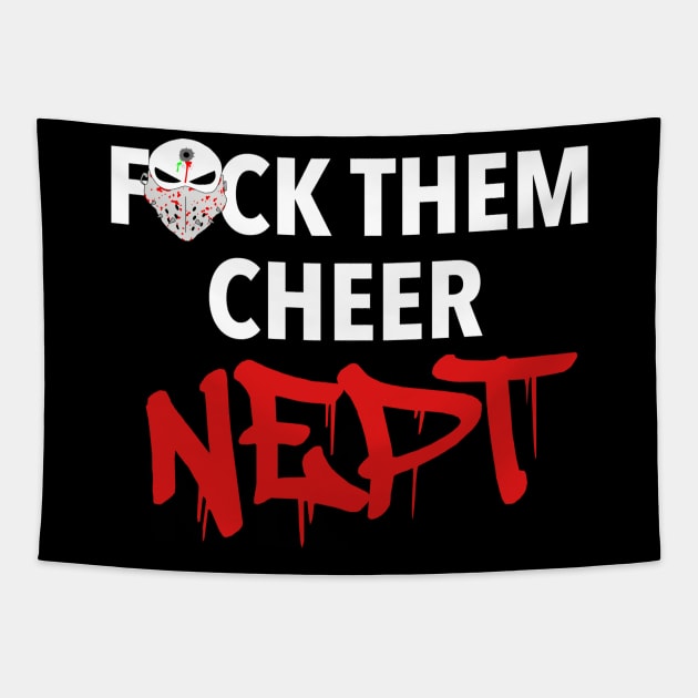 Cheer NEPT (Black) Tapestry by theREALtmo