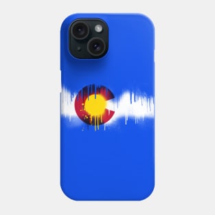 Drippy Colorado State Flag Phone Case