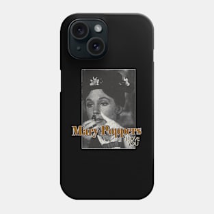 mary poppers - vintage design on top Phone Case