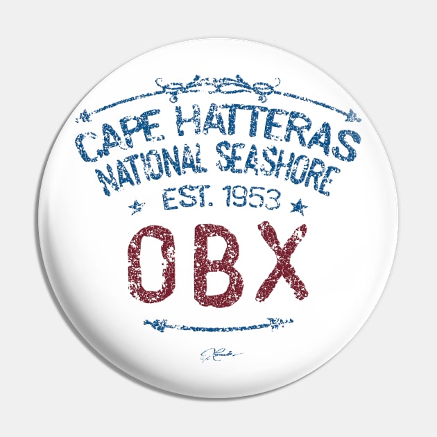 Cape Hatteras National Seashore, Est. 1953, OBX Pin by jcombs