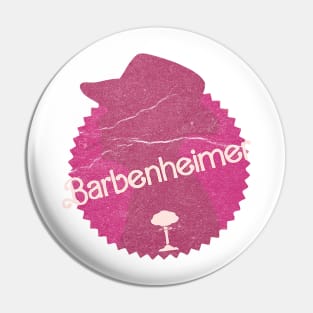 Barbenheimer Grunge Style Pin
