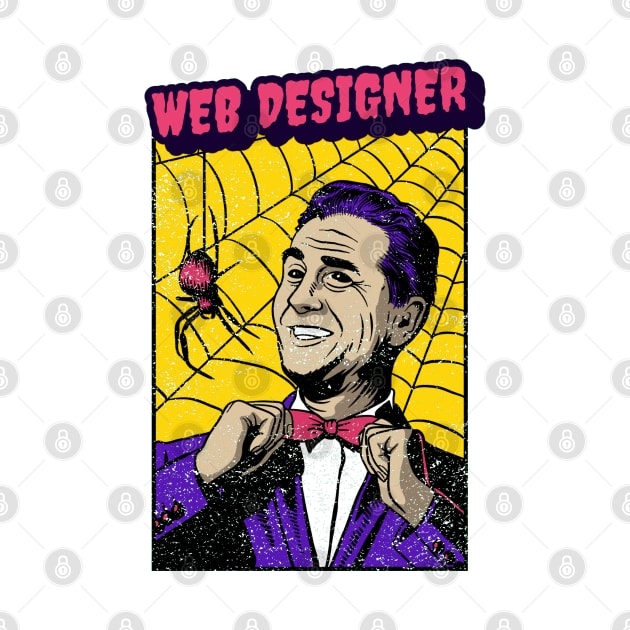 Web Designer - Retro Comic Pop Art design by Software Testing Life