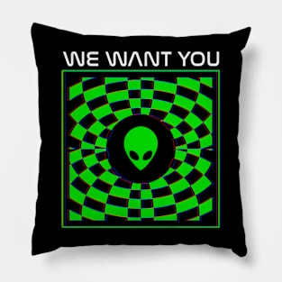 Alien want you! Pillow