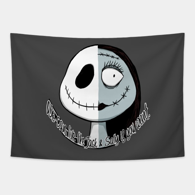 Jack & Sally Tapestry by MEWETT