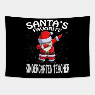 Santas Favorite Kindergarten Teacher Christmas Tapestry