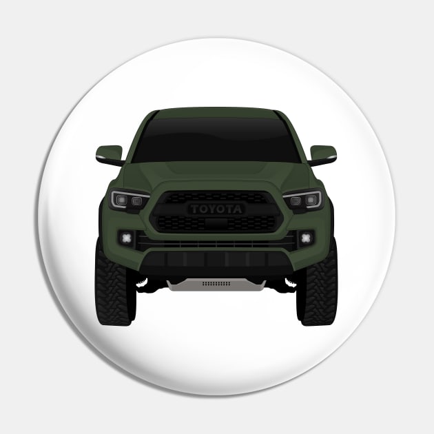 Toyota Tacoma ARMY GREEN Pin by VENZ0LIC