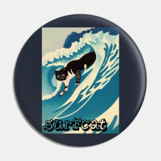 Surfcat Pin