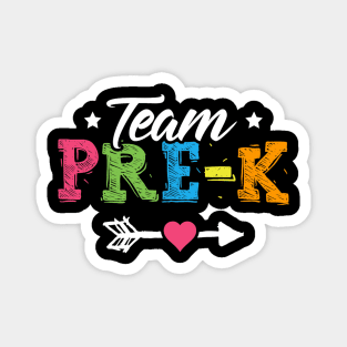 Team Pre-K PreSchool Teacher Student Back To School Magnet