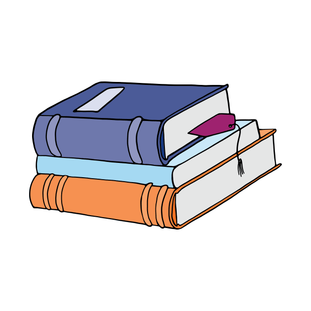 Stack of Books by murialbezanson