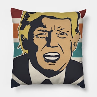 Vintage Retro Miss Me Yet Funny Trump Is Still My President Pillow