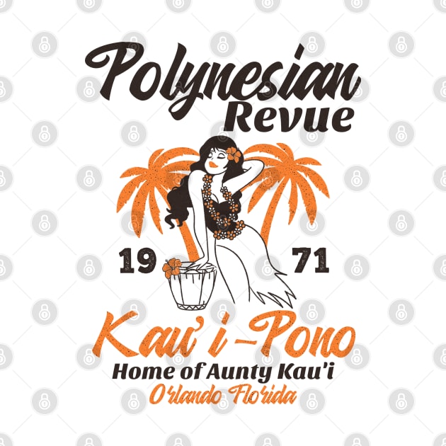 Polynesian Revue Spirit of Aloha Polynesian Resort 1971 by Joaddo