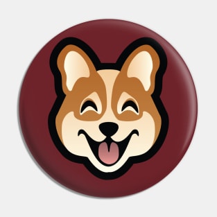 Happy Corgi Pin