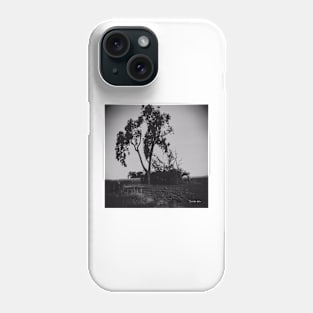When The Bough Breaks - Black And White Phone Case