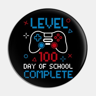 100 Days Video Game Level 100 Days of School Completed Pin