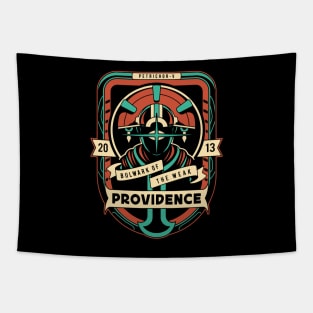 Petrichor V Twin God Crest Tapestry