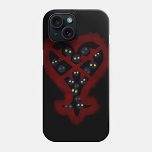 Heartless Swarm Heartless Symbol- Kingdom Hearts Phone Case