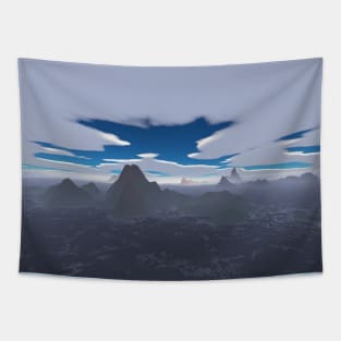 Misty archipelago Tapestry