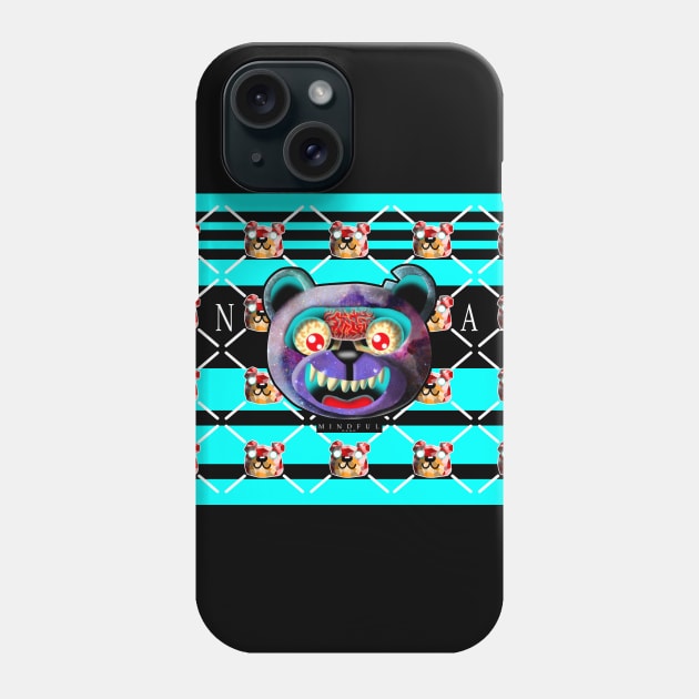 mindful gang bear smile franco Phone Case by chachazart