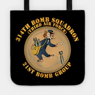 AAC - 314th Bomb Squadron- 21st BG - WWII Tote