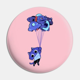 Balloons and Cat Pin