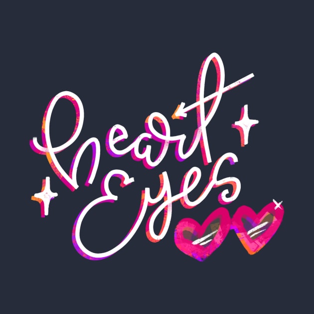 Heart Eyes by stuckyillustration