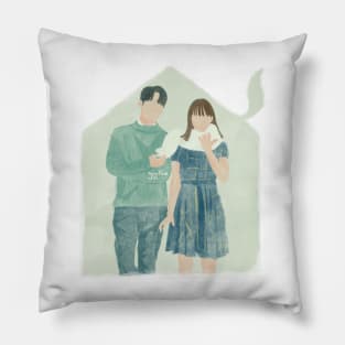 My rommate is a gumiho FANART 02 Pillow