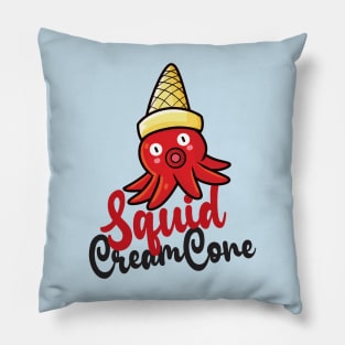 Squid Cream Cone Pillow