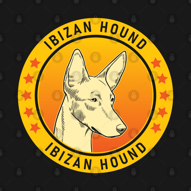 Ibizan Hound Dog Portrait by millersye