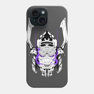 Galactus Oni Samurai - BW Phone Case