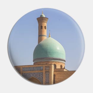 Uzbekistan. Tashkent. Hazrati Imam Complex. Cupola & Minaret. Pin